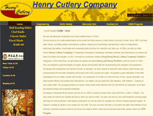 Tablet Screenshot of henrycutlery.com